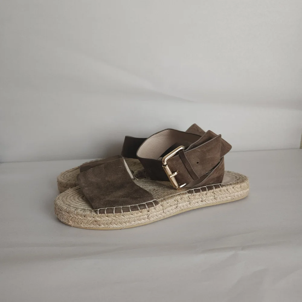 REVOLVE Raye Espadrilles Damien Flatform Sandals Shoes Size 6